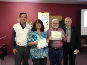 Renee and Robert with John and Chuck @ 11/2014 Workshop