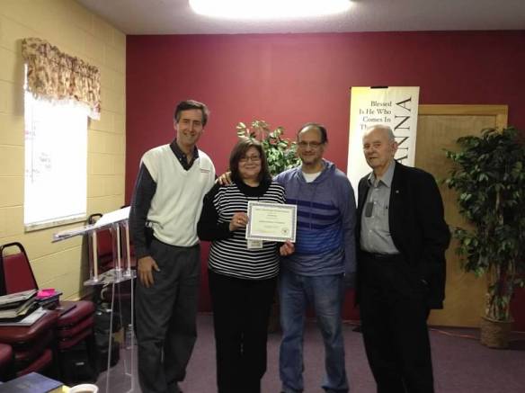 Jose and Marla Barreda with John and Chuck